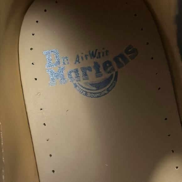 DR MARTENS 2976 SQUAD YELLOW STITCH‎ WHITE BOOTS L13 M12, M11 L12 - Picture 4 of 10